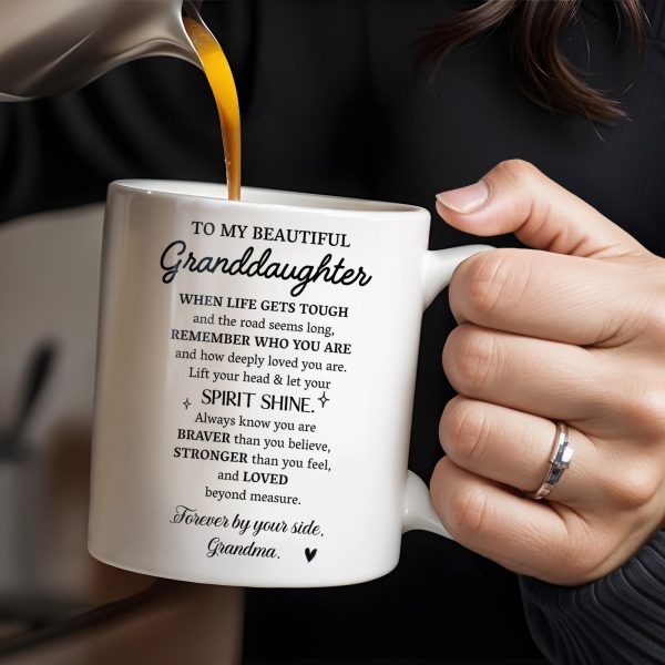 Forever By Your Side, When Life Gets Tough Mug - Personalized Custom Coffee Mug - GDT209_MG