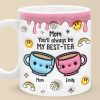 Forever Connected, Always Loved - Family Personalized Custom 3D Inflated Effect Printed Mug - Gift For Mom, Daughter Forever Connected, Always Loved - Family Personalized Custom 3D Inflated Effect Printed Mug - Gift For Mom, Daughter