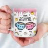 Forever Connected, Always Loved - Family Personalized Custom 3D Inflated Effect Printed Mug - Gift For Mom, Daughter Forever Connected, Always Loved - Family Personalized Custom 3D Inflated Effect Printed Mug - Gift For Mom, Daughter