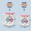 Forever Connected, Always Loved - Family Personalized Custom 3D Inflated Effect Printed Mug - Gift For Mom, Daughter Forever Connected, Always Loved - Family Personalized Custom 3D Inflated Effect Printed Mug - Gift For Mom, Daughter