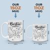 Forever My Sister - Bestie Personalized Custom 3D Inflated Effect Printed Mug - Gift For Best Friends, BFF, Sisters Forever My Sister - Bestie Personalized Custom 3D Inflated Effect Printed Mug - Gift For Best Friends, BFF, Sisters