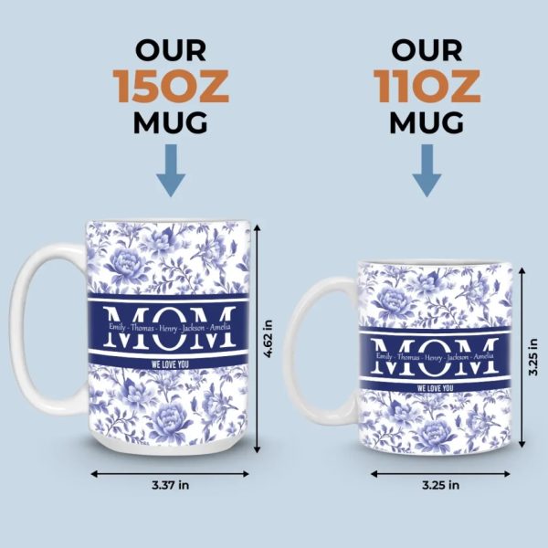 Forever Our Mom, Forever Our Love - Family Personalized Custom Mug - Mother's Day, Gift For Mom, Grandma Forever Our Mom, Forever Our Love - Family Personalized Custom Mug - Mother's Day, Gift For Mom, Grandma