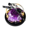 Forever Preserved Rose in Heart Glass Dome with LED Light for Valentine and Special Occasions Forever Preserved Rose in Heart Glass Dome with LED Light for Valentine and Special Occasions