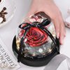 Forever Preserved Rose in Heart Glass Dome with LED Light for Valentine and Special Occasions Forever Preserved Rose in Heart Glass Dome with LED Light for Valentine and Special Occasions