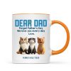 Forget Father's Day We Love You Every Day Cute Cartoon Cats Gift For Cat Lover Personalized Mug