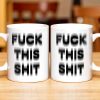 Forget This Mess Bold Statement Mug - Personalized Custom Coffee Mug - FAM362_MG