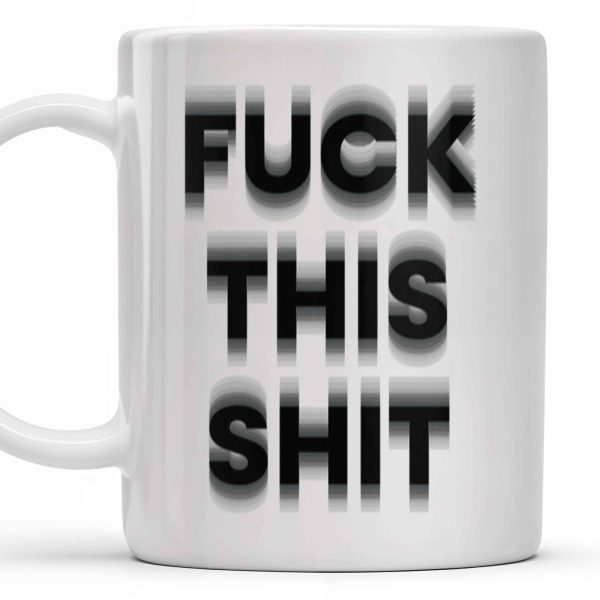Forget This Mess Bold Statement Mug - Personalized Custom Coffee Mug - FAM362_MG