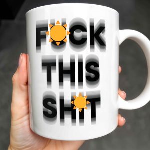Forget This Mess Bold Statement Mug - Personalized Custom Coffee Mug - FAM362_MG