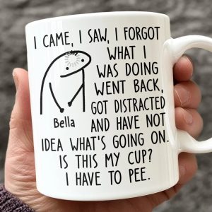 Forgetting Stuff Is My Cardio - Friend Personalized Custom Mug - Christmas Gift, Birthday Gift For Best Friends, Family Members, Coworkers, Yourself