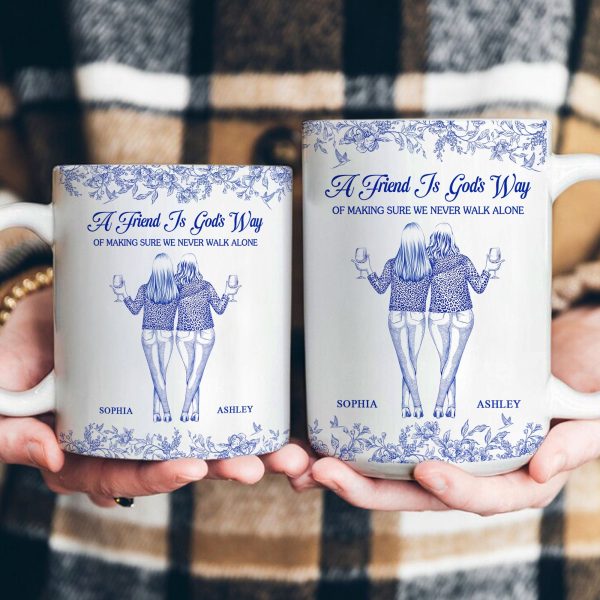 Friend - We Never Walk Alone - Personalized Mug Friend - We Never Walk Alone - Personalized Mug