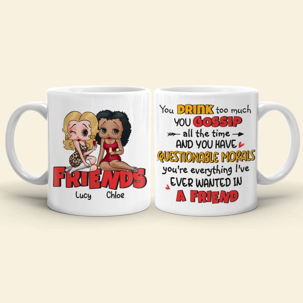 Friends, Gift For Best Friends, Personalized Mug, Bestie Drinking Mug 04HUHN050823HH Friends, Gift For Best Friends, Personalized Mug, Bestie Drinking Mug 04HUHN050823HH