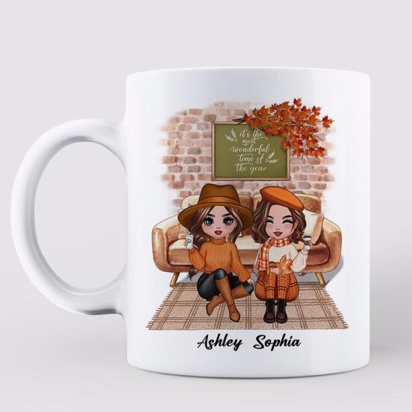 Friends Until Old Senile Fall Season Personalized Mug Friends Until Old Senile Fall Season Personalized Mug