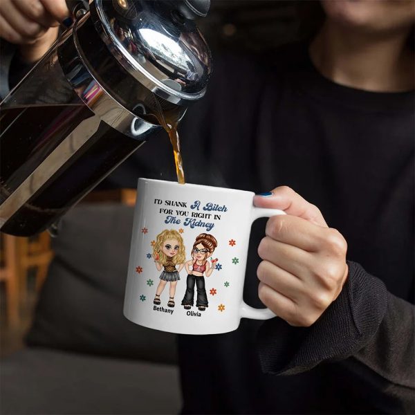 Friendship Is About Finding People Who Are Your Kind Of Crazy - Personalized Mug Friendship Is About Finding People Who Are Your Kind Of Crazy - Personalized Mug