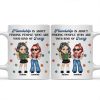 Friendship Is About Finding People Who Are Your Kind Of Crazy - Personalized Mug Friendship Is About Finding People Who Are Your Kind Of Crazy - Personalized Mug