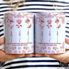 Friendship White Ceramic Mug with Clear Print and Floral Details, Simple Everyday Style, Gift-Ready for Loved Ones Friendship White Ceramic Mug with Clear Print and Floral Details, Simple Everyday Style, Gift-Ready for Loved Ones