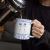 Friendship White Ceramic Mug with Clear Print and Floral Details, Simple Everyday Style, Gift-Ready for Loved Ones Friendship White Ceramic Mug with Clear Print and Floral Details, Simple Everyday Style, Gift-Ready for Loved Ones
