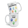 From Dad To Grandpa - Family Personalized Custom 3D Inflated Effect Printed Mug - Father's Day, Gift For Dad, Grandpa From Dad To Grandpa - Family Personalized Custom 3D Inflated Effect Printed Mug - Father's Day, Gift For Dad, Grandpa