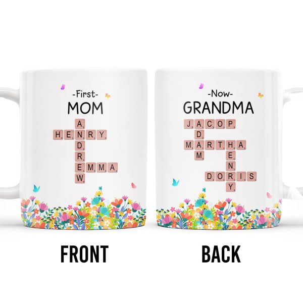 From First-Time Mom To Beloved Grandma Mug - Personalized Custom Coffee Mug - GRM038_MG From First-Time Mom To Beloved Grandma Mug - Personalized Custom Coffee Mug - GRM038_MG
