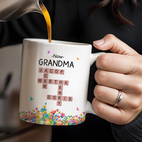 From First-Time Mom To Beloved Grandma Mug - Personalized Custom Coffee Mug - GRM038_MG From First-Time Mom To Beloved Grandma Mug - Personalized Custom Coffee Mug - GRM038_MG