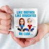 From Her, I Learned Love - Family Personalized Custom Mug - Mother's Day, Gift For Mom, Daughter From Her, I Learned Love - Family Personalized Custom Mug - Mother's Day, Gift For Mom, Daughter