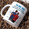 From Mom Dad To Son Watching You Be A Dad Blue Tone - Personalized Mug - Gift For Son