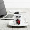 From Mom To Son Watching You Be A Dad Personalized Mug, Father's Day Gift For Son