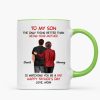 From Mom To Son Watching You Be A Dad Personalized Mug, Heartfelt Gift For Son
