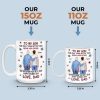 From My Arms To Theirs - Family Personalized Custom 3D Inflated Effect Printed Mug - Father's Day, Gift For Son From My Arms To Theirs - Family Personalized Custom 3D Inflated Effect Printed Mug - Father's Day, Gift For Son