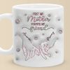 From My Hands To Yours, Always - Family Personalized Custom 3D Inflated Effect Printed Mug - Mother's Day, Gift For Mom, Daughter From My Hands To Yours, Always - Family Personalized Custom 3D Inflated Effect Printed Mug - Mother's Day, Gift For Mom, Daughter