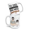 From The Reason You Need Caffeine - Family Personalized Custom Mug - Gift For Dad, Grandpa From The Reason You Need Caffeine - Family Personalized Custom Mug - Gift For Dad, Grandpa
