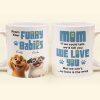 From Your Furry Babies With Love Creative White Ceramic Mug for Mother's Day, Birthdays, and Cozy Family Moments