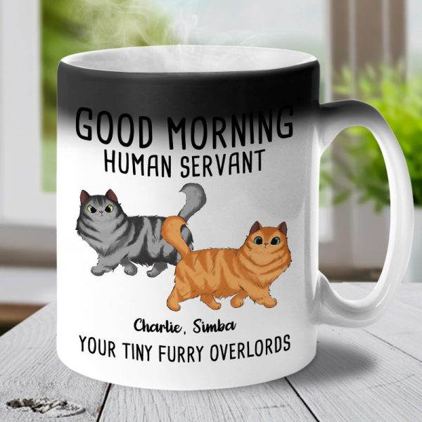 From Your Tiny Furry Overlords - Cat Personalized Custom Color Changing Mug - Gift For Pet Owners, Pet Lovers From Your Tiny Furry Overlords - Cat Personalized Custom Color Changing Mug - Gift For Pet Owners, Pet Lovers
