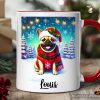 Frosty French Bulldog Personalized Mug, Charming Pup Magical Christmas Gift with Custom Name Frosty French Bulldog Personalized Mug, Charming Pup Magical Christmas Gift with Custom Name