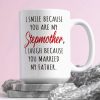 Funny Bonus Mom Coffee Mug Stepmom Gift from Stepdaughter Stepson Birthday Mother's Day Christmas Gift Funny Bonus Mom Coffee Mug Stepmom Gift from Stepdaughter Stepson Birthday Mother's Day Christmas Gift