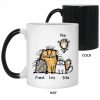 Funny Cat Personalized Color Changing Mug