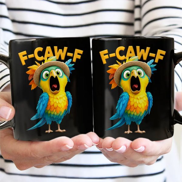 Funny Chicken F-Caw-F - Personalised Mug Funny Chicken F-Caw-F - Personalised Mug