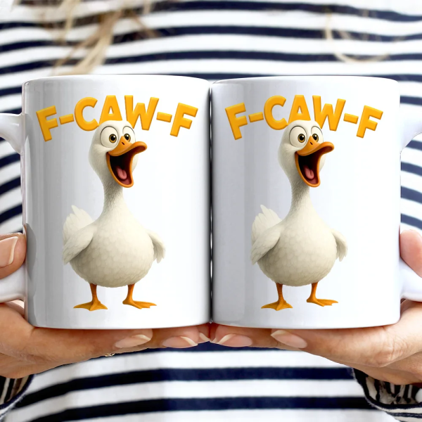Funny Chicken F-Caw-F - Personalized Mug Funny Chicken F-Caw-F - Personalized Mug