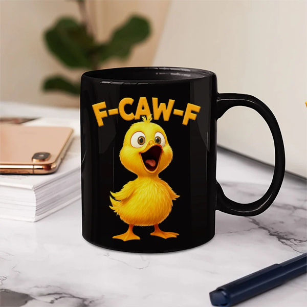 Funny Chicken F-Caw-F - Personalized Mug Funny Chicken F-Caw-F - Personalized Mug