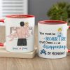 Funny Couple Personalized Mug 04HUHN040323TM Funny Couple Personalized Mug 04HUHN040323TM