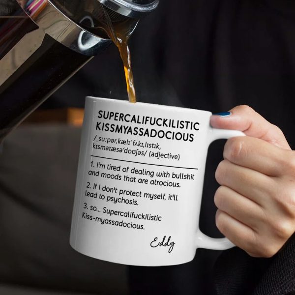 Funny Cowokers Supercalifuckilistic - Personalized Mug Funny Cowokers Supercalifuckilistic - Personalized Mug