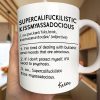 Funny Cowokers Supercalifuckilistic - Personalized Mug Funny Cowokers Supercalifuckilistic - Personalized Mug