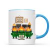 Funny Dumpster Fire Office Chaos - Personalized Mug - Funny Christmas Gift, White Elephant Gift for Coworkers