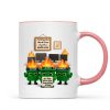 Funny Dumpster Fire Office Chaos - Personalized Mug - Funny Christmas Gift, White Elephant Gift for Coworkers