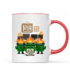Funny Dumpster Fire Office Chaos - Personalized Mug - Funny Christmas Gift, White Elephant Gift for Coworkers