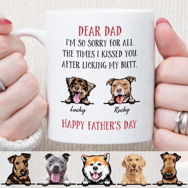 Funny Father's Mother's Day From Dog Mug C225 890763 Funny Father's Mother's Day From Dog Mug C225 890763