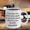 Funny Favorite Stepchild Coffee Mug Gift for Stepmom Stepdad from Stepdaughter Stepson, Mothers Day Birthday Gift Funny Favorite Stepchild Coffee Mug Gift for Stepmom Stepdad from Stepdaughter Stepson, Mothers Day Birthday Gift
