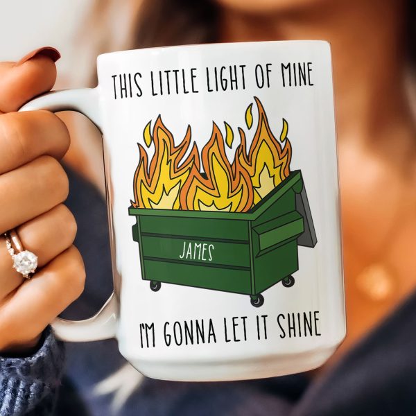 Funny Mug - Dumpster Fire - Fun Gifts For Coworkers, Boss, Friends, Family - Personalized Mug Funny Mug - Dumpster Fire - Fun Gifts For Coworkers, Boss, Friends, Family - Personalized Mug