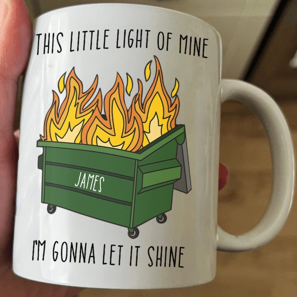 Funny Mug - Dumpster Fire - Fun Gifts For Coworkers, Boss, Friends, Family - Personalized Mug Funny Mug - Dumpster Fire - Fun Gifts For Coworkers, Boss, Friends, Family - Personalized Mug