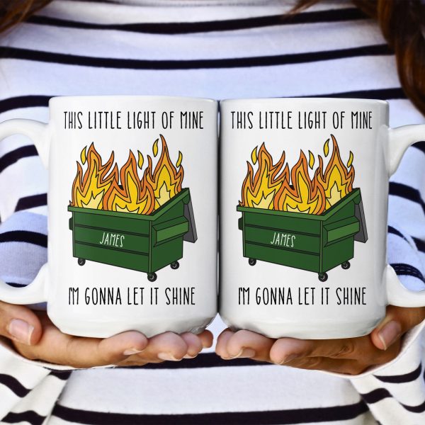 Funny Mug - Dumpster Fire - Fun Gifts For Coworkers, Boss, Friends, Family - Personalized Mug Funny Mug - Dumpster Fire - Fun Gifts For Coworkers, Boss, Friends, Family - Personalized Mug