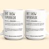 Funny Mug - Sh*T Show Supervisor - Fun Gifts For Coworker, Friends, Boss - Personalized Mug Funny Mug - Sh*T Show Supervisor - Fun Gifts For Coworker, Friends, Boss - Personalized Mug